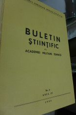 Buletin Stiintific al Academiei Militare Tehnice nr.2 An. V 1958 foto