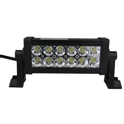 Bara Proiectoare LED Auto Offroad Techstar&amp;reg; PNB1, 36W, 12V-24V, 6000 K, 3500 Lumeni, IP 67, 17 Cm, Flood Beam 60&amp;deg; Cu Leduri CREE XBD, Negru foto