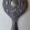 Oglinda de mana din cristal si ferecatura din argint, Marea Britanie, cca. 1870