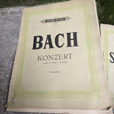 Bach, Konzert partitura foto