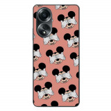 Husa compatibila cu Oppo A58 4G Silicon Gel Tpu Model Mickey Pattern Peek A Boo