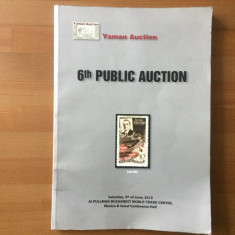 CATALOG DE TIMBRE PENTRU LICIATATII filatelie prezentare yaman auction 2010