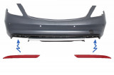 Reflectorizanti Bara Spate Catadioptru compatibil cu Mercedes S-Class W222 GLE W166 C292 GLC 63 X253 C217 Design RBRMBW222