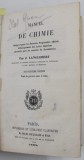 MANUEL DE CHIMIE / MANUEL D &#039;HISTOIRE NATURELL par J. LANGLEBERT, COLIGAT DE DOUA CARTI 1868-1869