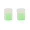 Set 2 capace ventil, lumini pentru bicicleta, fosforescente, ABS, universale, verde