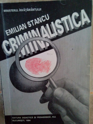 Emilian Stancu - Criminalistica (1994) foto