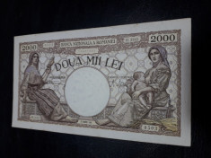 Bancnote romanesti 2000lei 1945 aunc plus foto