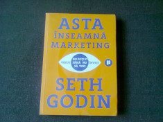 ASTA INSEAMNA MARKETING - SETH GODIN foto