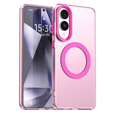 Husa MagSafe pentru Samsung Galaxy S25 Edge S937, Techsuit, CandyCase, Roz foto