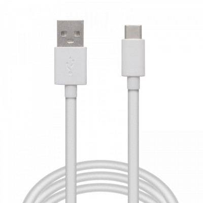 Cablu de date - USB Tip-C - alb - 2m foto