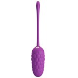 PRETTY LOVE - VIBRATING EGG WITH PURPLE RECHARGEABLE MARINE TEXTURE, PRETTY LOVE SMART
