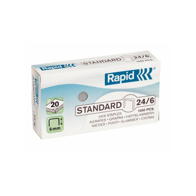 Capse 24/6 RAPID 20 coli standard foto