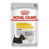 Hrana umeda caini, Royal Canin Dermacomfort, plic 85 g, toate taliile, adult, mix carne