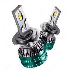 Set 2 becuri auto LED H7, 180W, 6500K, 15000LM, V15 foto