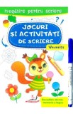 Scrie si sterge. Veverita. Jocuri si activitati de scriere. Caiet refolosibil + whiteboard marker, Autor Anonim
