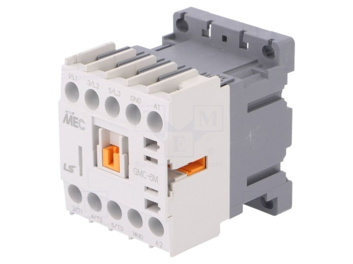 Contactor 3P NO 24VAC 6A