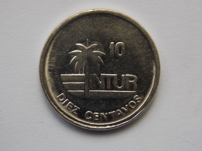 10 CENTAVOS 1989 CUBA