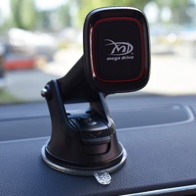 SUPORT TELEFON AUTO MAGNETIC CU FIXARE PE BORD PARBRIZ CU VENTUZA foto