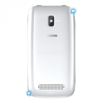 Capac baterie Nokia 610 Lumia, capac baterie piesa de schimb alb BATTC foto