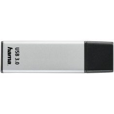 Stick USB Hama Classic, USB 3.0, 128GB, 90 MB/s, Argintiu