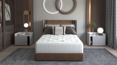 Saltea cu memorie Somnart Memory Ultimate 180x200, &amp;icirc;naltime 24 cm, husa cu Aloe Vera, cu manere, fermitate mare Relax KipRoom foto