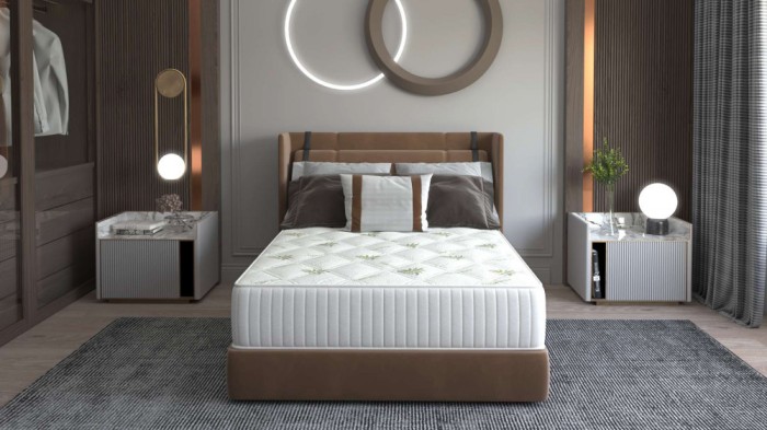 Saltea cu memorie Somnart Memory Ultimate 180x200, &icirc;naltime 24 cm, husa cu Aloe Vera, cu manere, fermitate mare Relax KipRoom