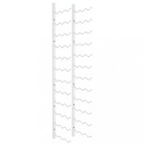 Cumpara ieftin Suport sticle de vin montat pe perete, 36 sticle, alb, fier