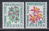 Franta 1971 - Timbre Taxa - Porto, Flori, MNH