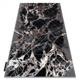 Covor DE LUXE modern 622 Abstracțiune - structural gri / aur, 200x290 cm, Dreptunghi, Poliester