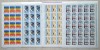 TIMBRE ROM&Acirc;NIA LP587/1964- A XX-a aniversare a eliberării - Set 4 coli -MNH, Nestampilat