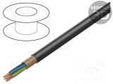 Cablu NYY 5G1,5mm2 HELUKABEL rotund PVC negru 600V 1kV