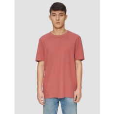 s.Oliver Tricou barbati cu decolteu la baza gatului si textura de vafe, Regular