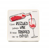 Cumpara ieftin Suport pahar - Rescued Wine | ArtMyWay