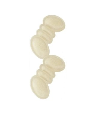 Set 2 branturi din spuma si poliester pentru calcaie, protectii adezive, 9.5 x 4 cm, grosime 3 mm, crem foto