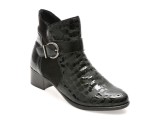 Ghete REMONTE negre, R5188, din piele naturala
