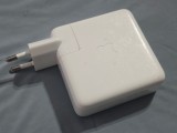 Incarcator Original Apple 61W USB-C Type-C Power Adapter Model A1947 pentru MacBook, iPad