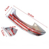 Ornament Manere Inox VW Sharan 2009-2015, Set 4 Bucati, Tuning Exterior, Prindere Banda Dublu Adeziva