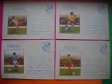 HOPCT PLIC LOT NR 45 -SET 4 PLICURI -CAMPIONATUL MONDIAL DE FOTBAL MEXIC 1986 --ROMANIA
