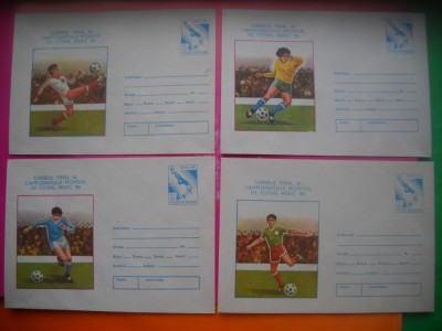 HOPCT PLIC LOT NR 45 -SET 4 PLICURI -CAMPIONATUL MONDIAL DE FOTBAL MEXIC 1986 --ROMANIA foto