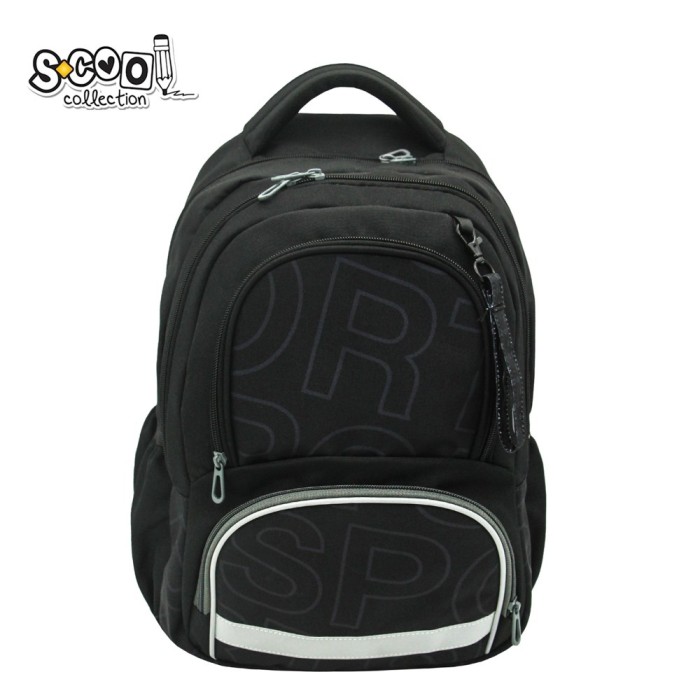Ghiozdan ergonomic, compartiment laptop, SPORTS, 42x31x16 cm &ndash; S-COOL
