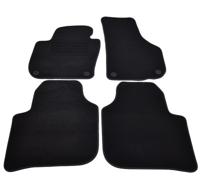 Covorase mocheta Skoda Superb 7/2008- Negru, set de 4 bucati AutoDrive ProParts foto
