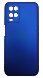 Husa din silicon, silk touch si catifea pentru Oppo A54, Albastru inchis, Oem