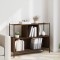 vidaXL Bibliotecă, stejar maro, 102x28x77,5 cm, lemn prelucrat 838902