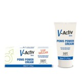 Crema Erectie V-Activ Penis Power Hot, 50ml - Stimulent Sexual Barbati, Erectie Prelungita