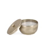 Cumpara ieftin Lumanare in borcan aluminiu auriu &Oslash;14x9,5h