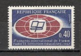 Franta.1967 Congres international de radio si televiziune SF.536, Nestampilat