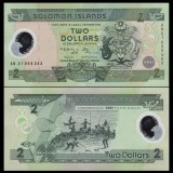 Insulele Solomon 2001 - 2 dollars, comemorativa, UNC