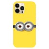 Husa compatibila cu Apple iPhone 15 Pro Max, Viceversa, model Eyes on you Minions , Silicon, TPU, Transparent, Carcasa