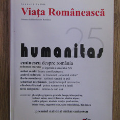 Revista Viata Romaneasca, anul CIX, nr. 1-2, ianuarie-februerie 2015