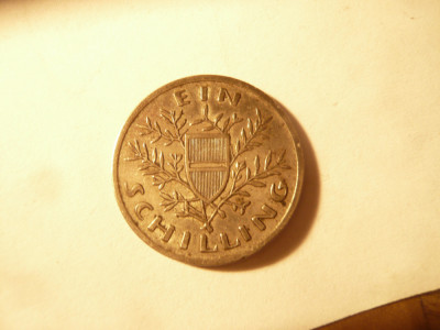 Moneda Austria 1925 argint - 1 schilling , cal. f.buna foto
